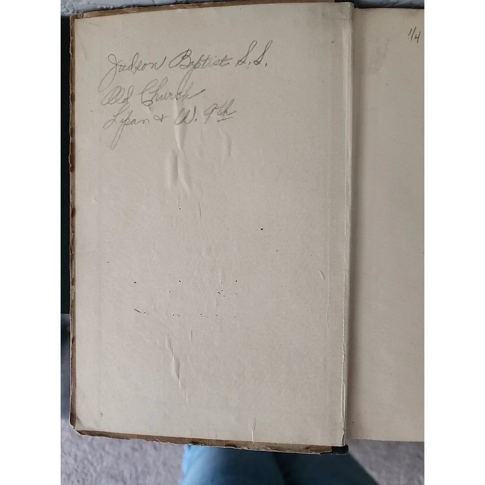 Antique 1896 Sacred Songs No. 1  Sankey McGranahan Slebbin Hymnal Religious Text
